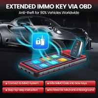 Autel MaxiIM KM100 Key Fob การเขียนโปรแกรม Immobilizer เครื่องมือ 2PCS Autel IKEY สําหรับ 60s Key รุ่น OBD IMMO Key การเรียนรู้ 99% รถ 4
