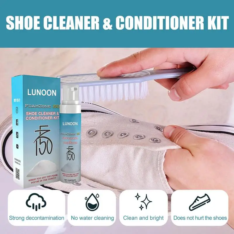 Shoe Cleaner Kit for White Shoes Cleaning Tool For Casual Leather Shoe