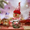 Holiday Candy Jar Gingerbread Man Nuts Storage Bottle Decorative Christmas Cookies Jar Sugar Container For Christmas Candies 2
