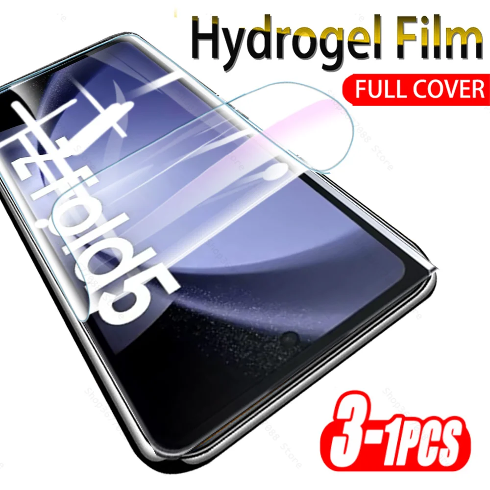Per Samsung Galaxy Z Fold5 Hydrogel Film 3-1 Pz Pellicola Salvaschermo Esterna Non Vetro Muslimate Zfold5 Zfold5 5G 2023