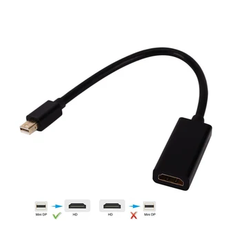 DP To HDMI-compatible Adapter Port Converter Mini Displayport To HDMI-compatible Cable 1080P 4K TV Projector For PC Computer MAC 1