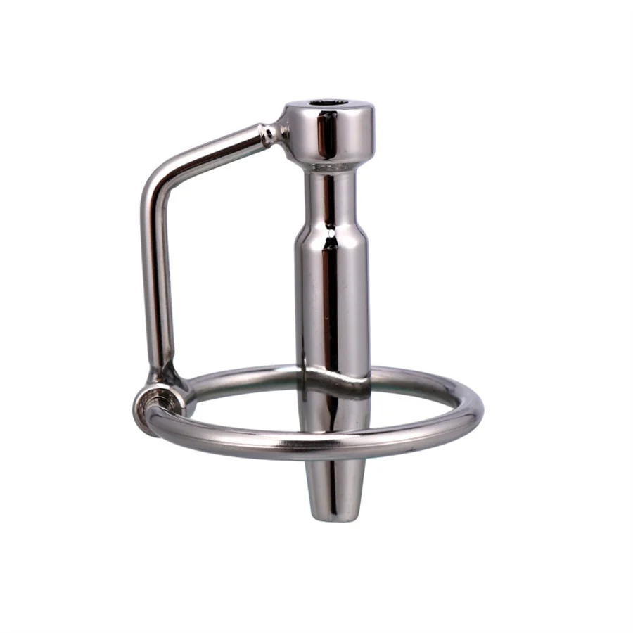 Urethral Plug Male Chastity Device Urethral Catheter Sounding Dilators Penis Plug With Glans Rings Masturbator Sex Products