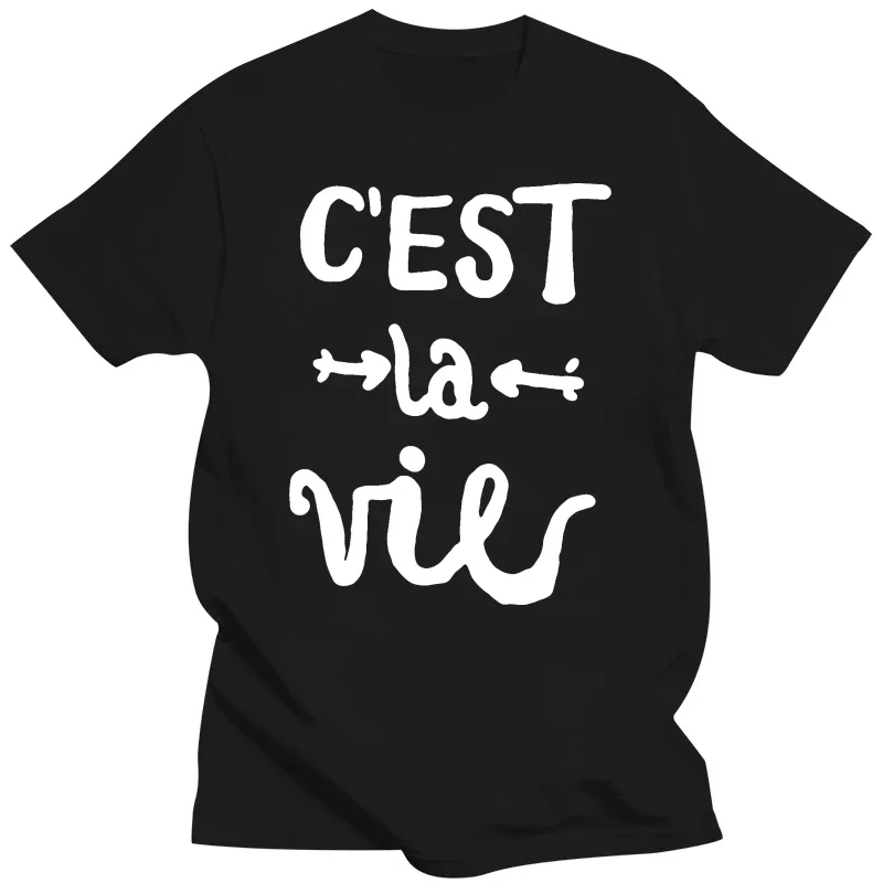 

cest la vie mens moisture wicking t shirt men Customize Short Sleeve S-3xl Basic Solid Gift New Fashion Spring Letters tshirt