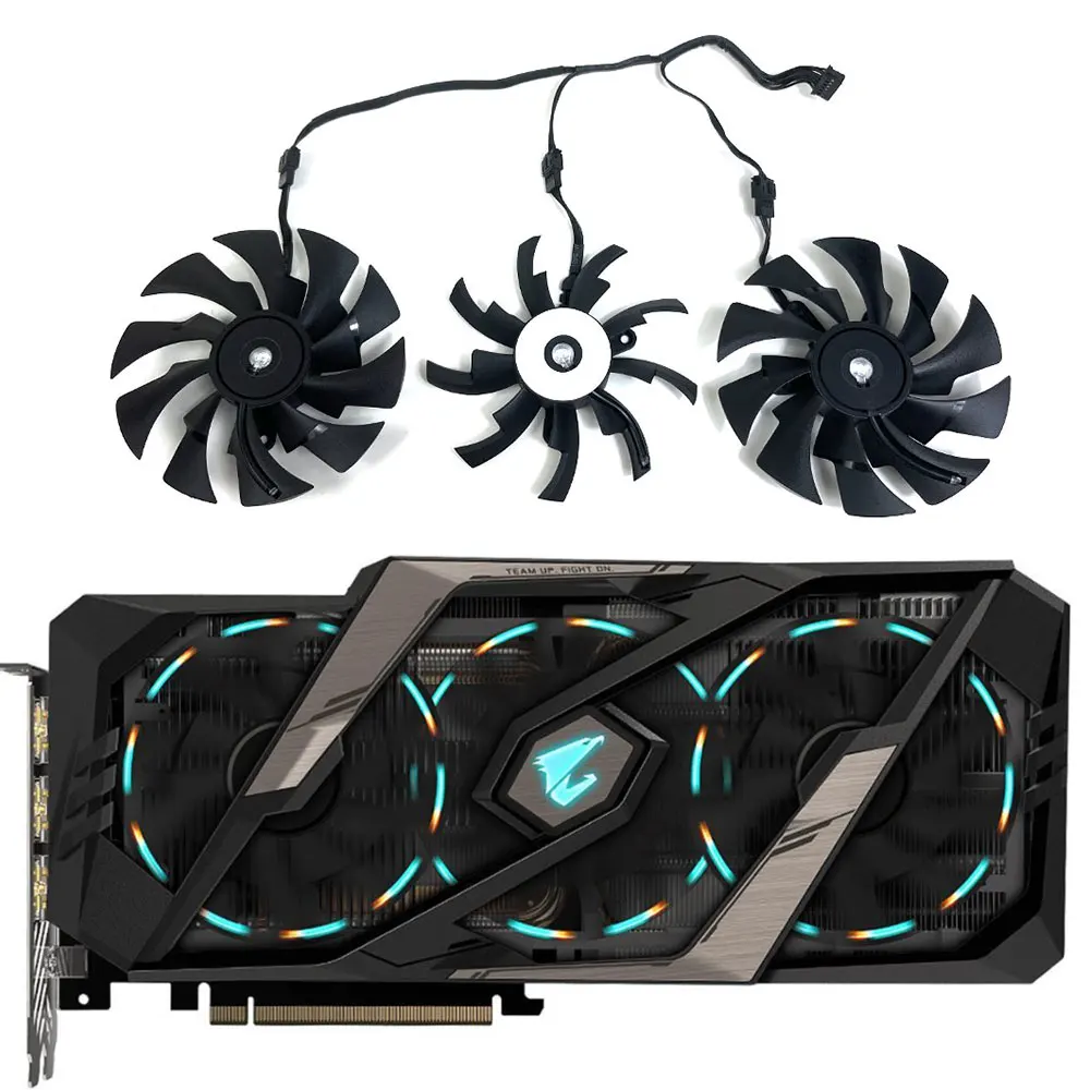 Ventola Originale Muslimex Rtx 2080 Gpu, Per Gagibyte Aorus Rtx 2080Ti, 2080S, 2080, 2070S, 2070, 2060S Ventola Di Raffreddamento Della Scheda Video