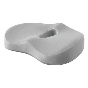 Memory Foam Office Chair Cushion Car Seat Support Waist Pillow Massage Lumbar Orthopedic Pillow Buttock Coccyx Cushion Back Pads
