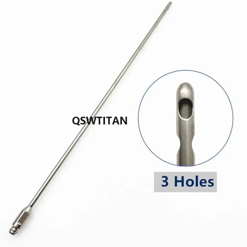 Three Hole Liposuction Cannula Fat Transfer Needle Aspirator Stainless Steel Fat Harvesting Cannula Transplantation Kit beauty plastic surgical tool liposuction cannula brush