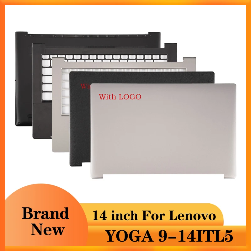 

NEW For Lenovo YOGA 9-14ITL5 Laptop Case LCD Back Cover/Palmrest/Bottom Case Gold Black