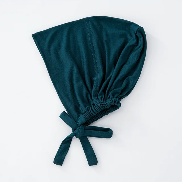 82 couleurs cravate dos sous-embouts mode femmes intérieur Hijab casquette musulmane Bonnet plaine islamique coton Spandex Jersey DEW sous-écharpe