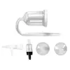 Glass Oxygen Refiner Aquarium CO2 Diffuser Air Stone Fish Tank Bubble Diffuser with 2 Suction Cup 1Stop Valve 1 Regulating Valve 2