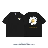 2025 Summer New Trendy Brand T-shirt Men's Summer High-quality Ins Creative Pure Cotton Half-sleeved Loose Couple T-shirt 1