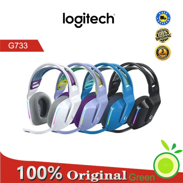 Logitech-Casque sans fil G733 ucks SPEED, RGB DTS X2.0 7.1, son