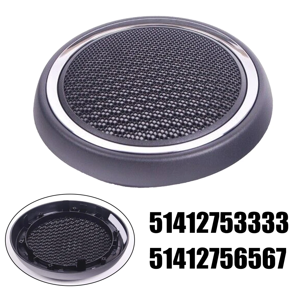 

Door Speaker Cover Chrome Speaker Cover for BMW For Mini R55 R59 Easy Installation OEM 51412753333 51412756567