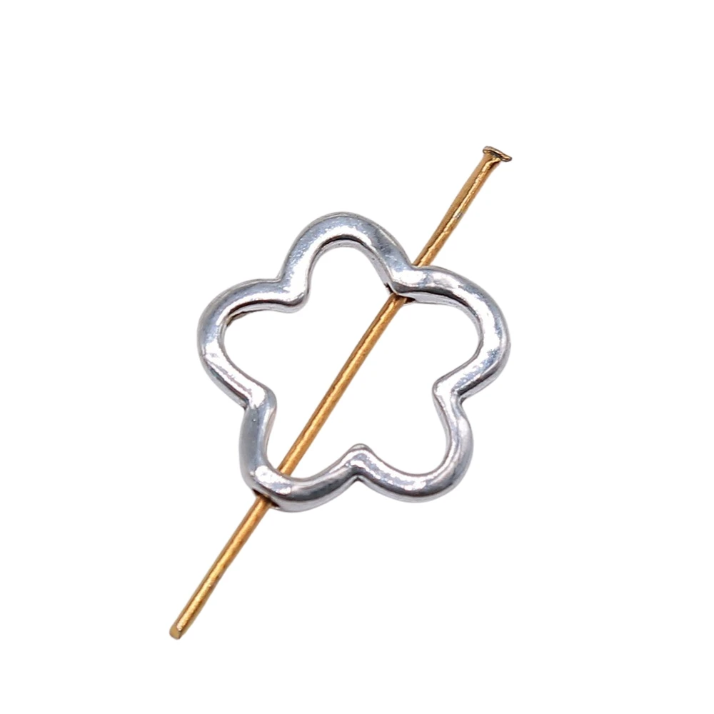 Flower Charm Beads 20pcs 16x16mm Small Holes For Jewelry Making