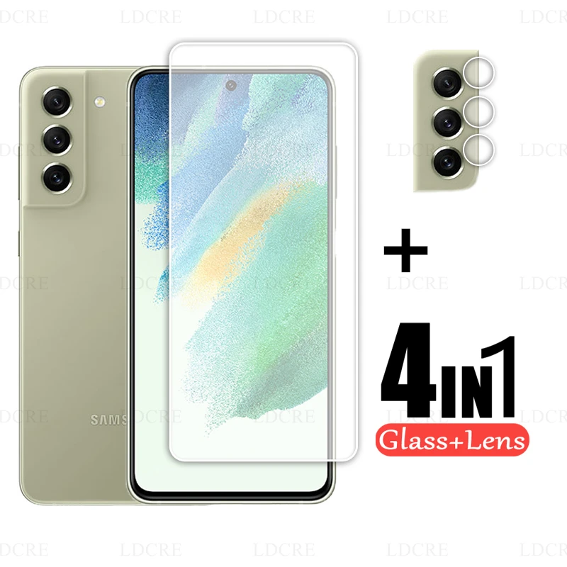 Per Samsung Galaxy S21 Fe 5G Vetro Temperato Protettivo Per Samsung Galaxy S21 Fe 5G Obiettivo Della Fotocamera Per Samsung Galaxy S21 Fe
