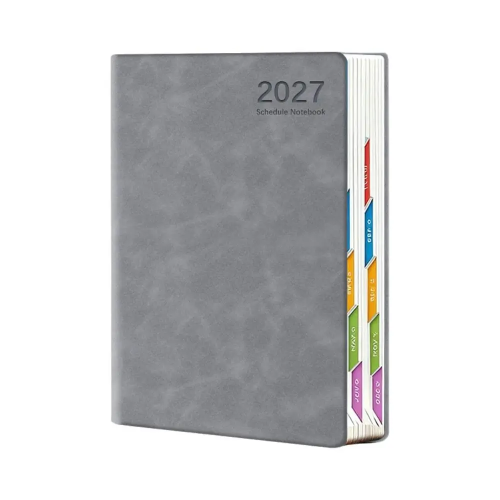 Agenda Giornaliera 2027 da 320 Pagine, Taccuino Portatile in Inglese/Spagnolo, Pianificatore Efficiente, Calendario Pratico - immagine 2