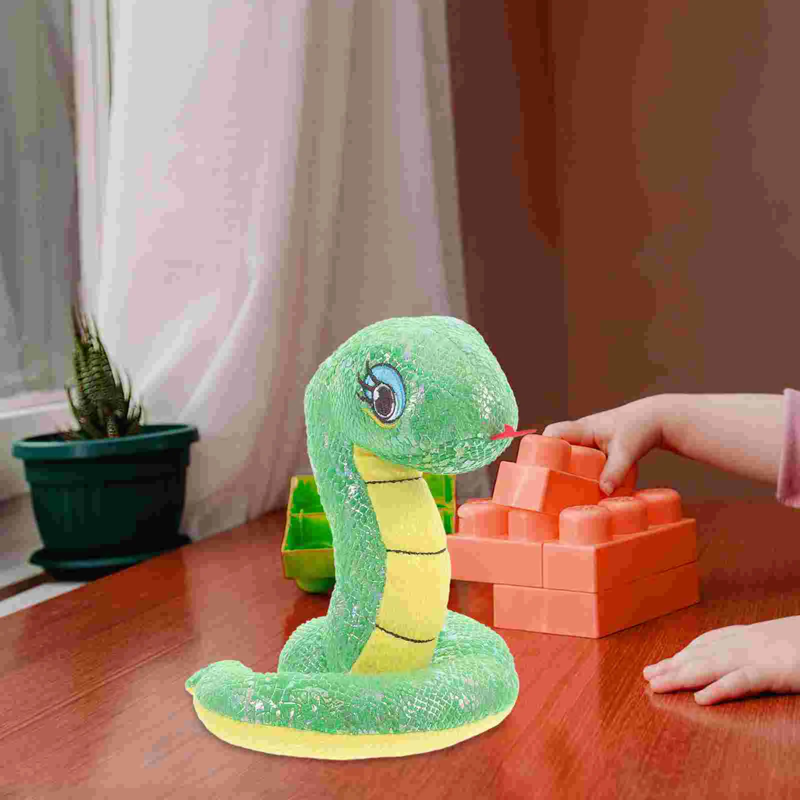 

Plush Snake Halloween Decor Tricky Haunted House Prop Prank Toy Model Birthday Present