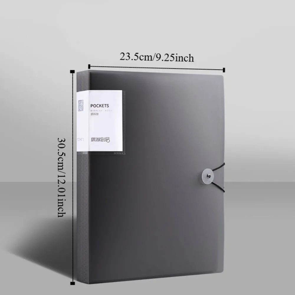 데스크탑 스토리지 A4 파일 정리함 다기능 방수 A4 파일 종이 폴더 방진 대용량 문서 홀더