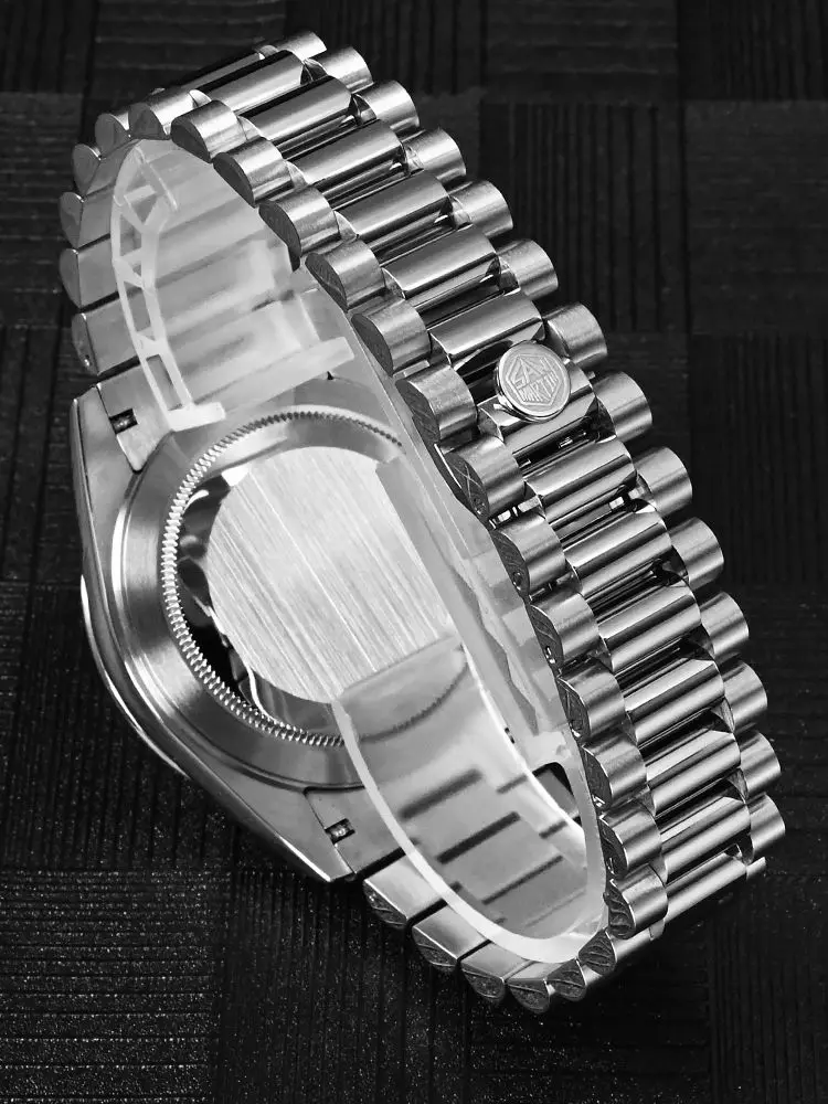 San Martin Retro DATE JUST V2 40mm Men Watch Luxury Automatic Mechanical Watches Sapphire Cyclops 10Bar Luminous BGW-9 SN0059-2 4