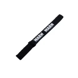 RC Car Winch Hook with Pull Strap and Decorative Tags (Black rope)
