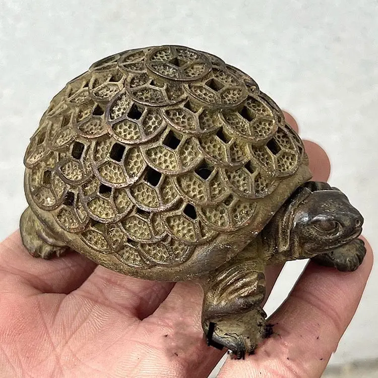 

Old antiques, bronze money, turtle aromatherapy burner, incense burner, feng shui bagua, copper money, flower turtle, incense bu