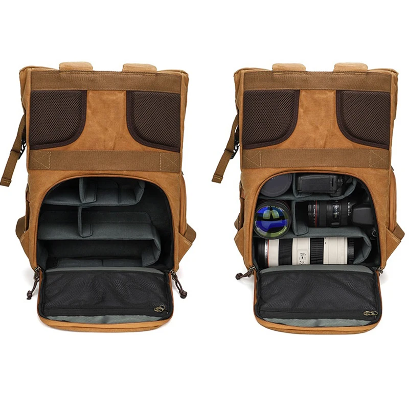 Portable Camera Bag Replacement Compartments Backpack
