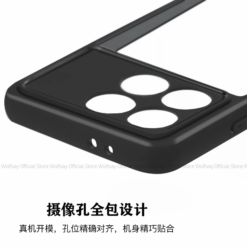 Luxury Shockproof Clear Silicone Phone Case with Bumper Protection