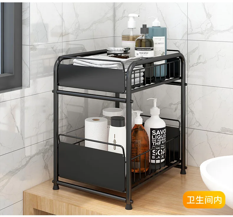 and Harbor Under Sink Organizer, Bathroom Cabinet Organizer, Utility Hooks  And Side Caddy For Under Cabinet Storage, Slip Grip - AliExpress