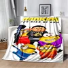 Kawaii Despicable Me Minions Soft Flannel Blankets,Throw Blanket Comfortable Blanket for Picnic Beds Sofa Home Bedroom Kid Cover 5