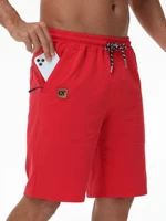 Summer Man Plus Size Shorts Baggy Cotton Stretch Sweatshorts, Hip Hop Jogging Pant 9" Inseam Zipper Pockets Sport Shorts for Men 1