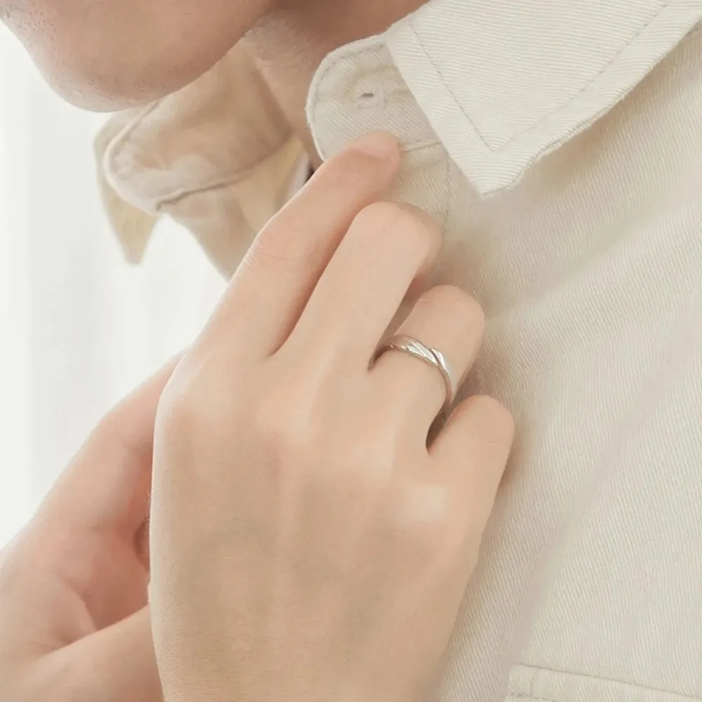 Simple Couple Ring Men and Women Adjustable Sun and Moon Ring Set Angel Demon Dragon Open Niche Party Couple Gift Jewelry