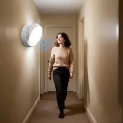 Rechargeable LED Wall Light with Smart Motion Sensor (Warm Light)