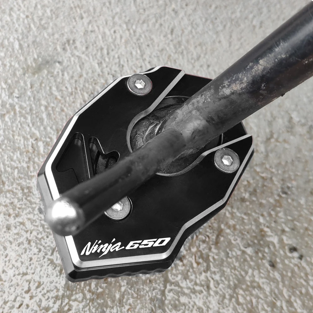

Ninja 650 Side Stand Enlarge Plate Kickstand Extension Pad Motorcycle For KAWASAKI Ninja650 Ninja 2017 2018 2019 2020 2021 2022