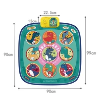 90x90cm Large Elecrtic Dancing Blanket with Lights Baby Play Mat Keyboard with 3 Game Modes Sport Toy Educational Toys for Kids 2