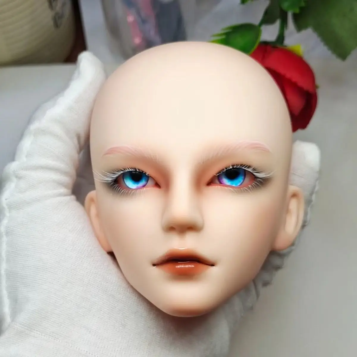 

1/3 Doll Head Makeup Doll Head For Girl Makeup Doll Head With 3D Colorful Eyes