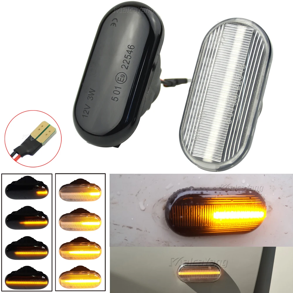 Led Dynamic Side Marker Turn Signal Light For Nissan 350z Z33 Frontier
