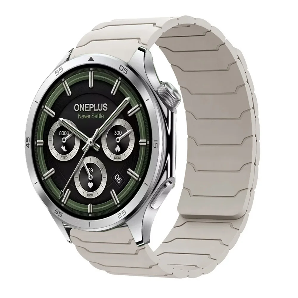 Magnetic Silicone Strap - Adjustable 20/22mm Bracelet Wristband