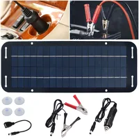 Panneau solaire 60W 12V Olt, chargeur de batterie adapté aux camping-cars, fentes, bateaux, Kit de panneaux solaires photovoltaïques adaptés aux maisons 1
