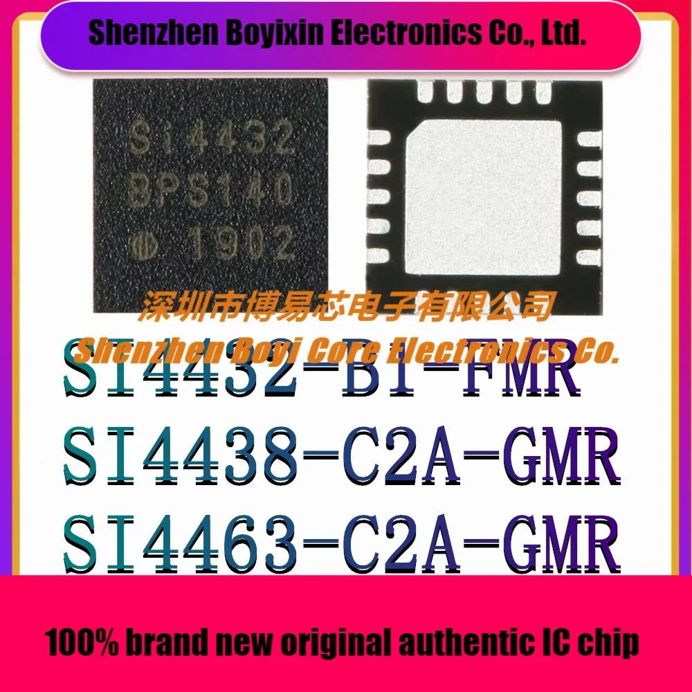 

SI4432-B1-FMR SI4438-C2A SI4463-C2A-GMR SI4438-B1C-FMR new original genuine transceiver IC chip