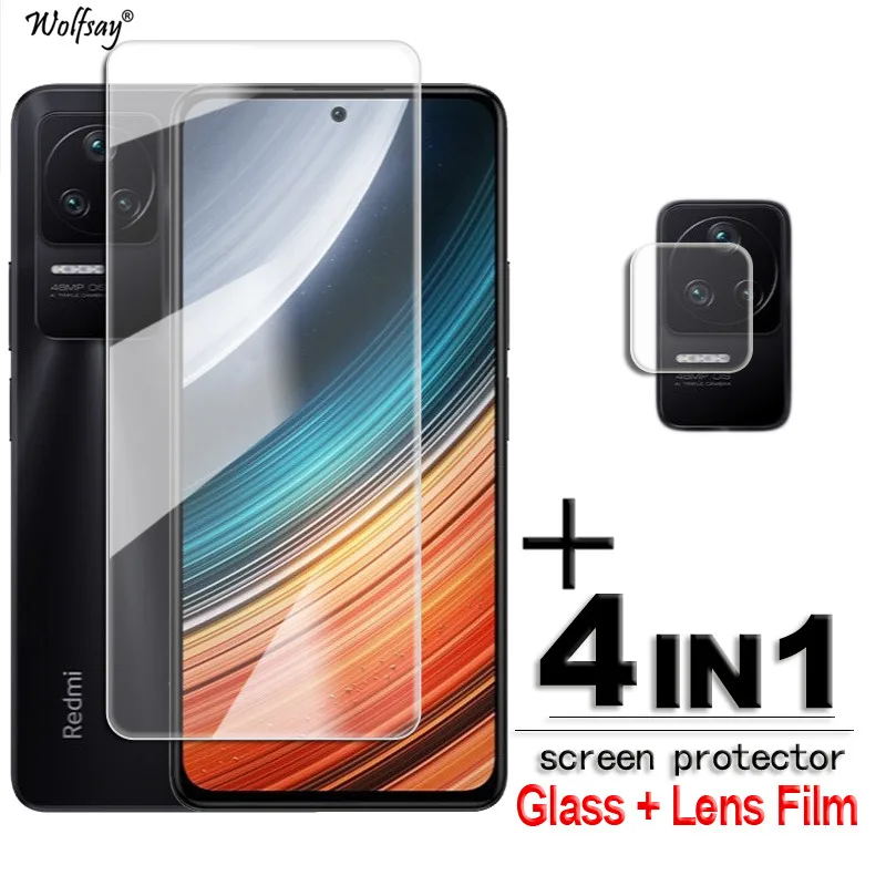 

For Xiaomi Redmi K50 Tempered Glass 9H Full Glue Screen Protector Redmi K50 Pro Glass Flim For Redmi K50 Lens Film 6.67 inch