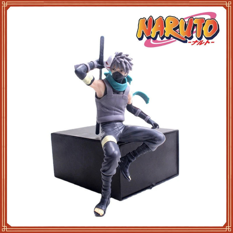 

19cm Naruto Hatake Kakashi Anime Peripheral Hand-made Toys PVC Model Ornament Office Decoration Collection Statue Christmas Gift