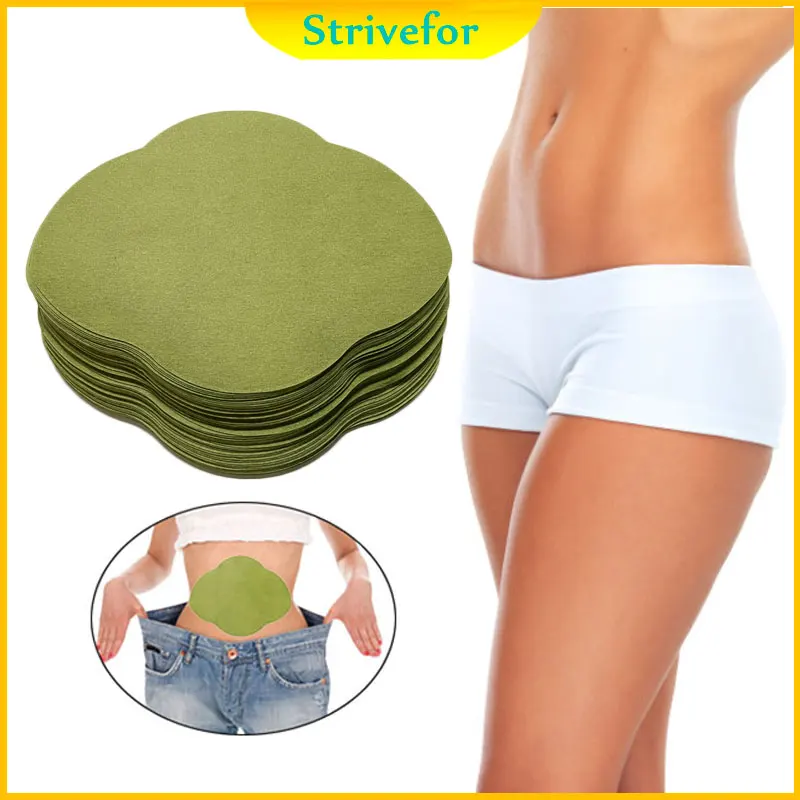 

60pcs Unisex Weight Loss Patch Wormwood Fat Reduction Big Belly Light Body Moxibustion Plaster Small Waist Health Sticker BT0228