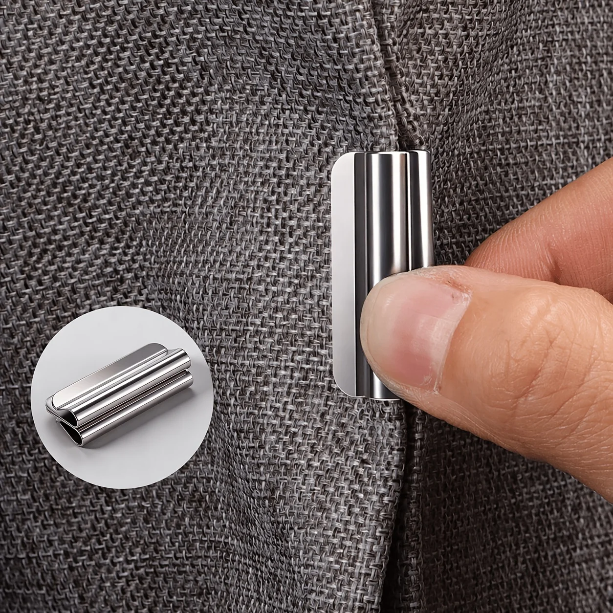 Clip magnetiche resistenti per tende, senza chiodi, per oscuramento, mantengono la tenda chiusa, evitano l'infiltrazione di luce, per camera da letto e ufficio - immagine 6