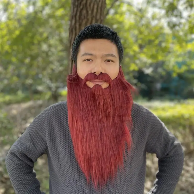 

Нарядное платье, искусственная борода, длинные пушистые бороды, косплей-костюм, реквизит, искусственная борода, ручная работа, усы, Хэллоуин, аксессуары