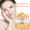 50Pcs Collagen Face Care Capsules Serum Spot Acne Wrinkle Remover Firming Whitening Hyaluronic Acid Essence Skin Care New style 4