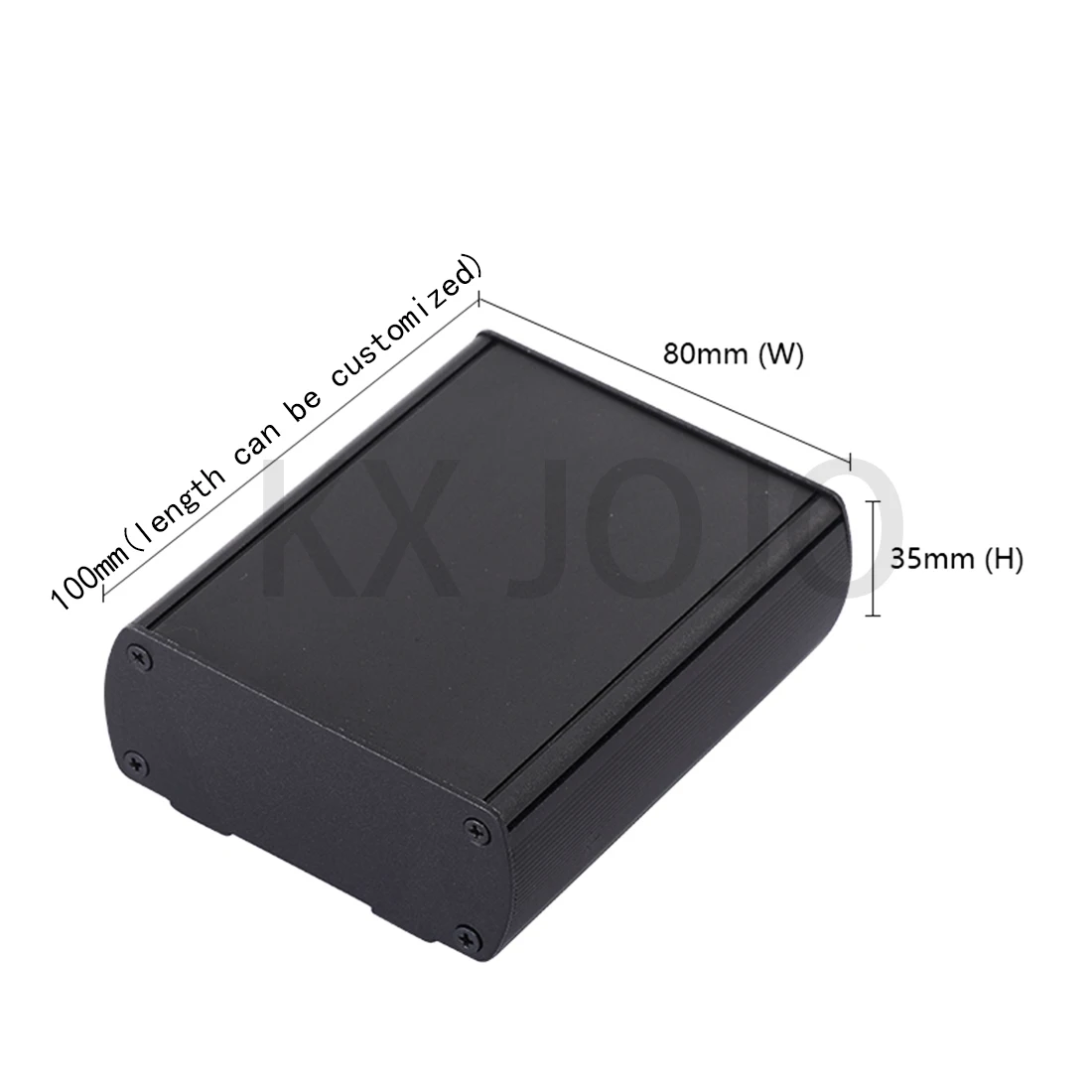 

Aluminum Enclosure 80*35*100mm Waterproof Case PCB DIY Instrument Electronic Project Protective Box Black