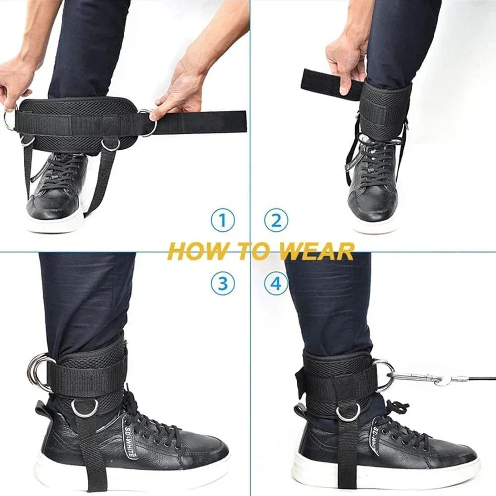 Fitness Ankle Straps 1PCS Ankle Straps for Cable Machine Man Woman Kickback Attachment Gym Cuff fitness ankle straps,ankle straps,ankle wrist cuffs