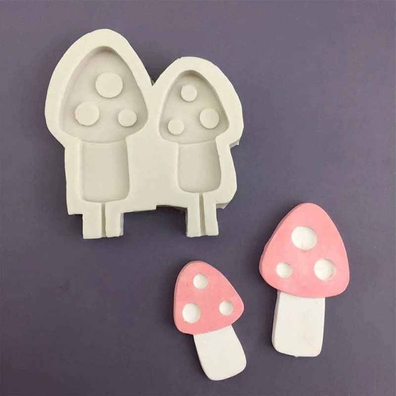 3D Poisonous Mushroom Silicone Mold Halloween Chocolate Fudge