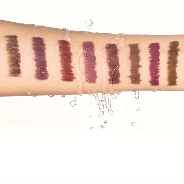 Matte Lip Liner- Long-Lasting, Easy to Color, Includes Sharpener - Perfect for a Flawless Finish! Pudaier Lip Contour 2.0