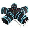 Wear-resistant Cat Play Tunnel Foldable Pet Animal Tunnels with Crinkle Playing Toy for Cats Guinea Pig Rabbits Funny Cat Supply 3