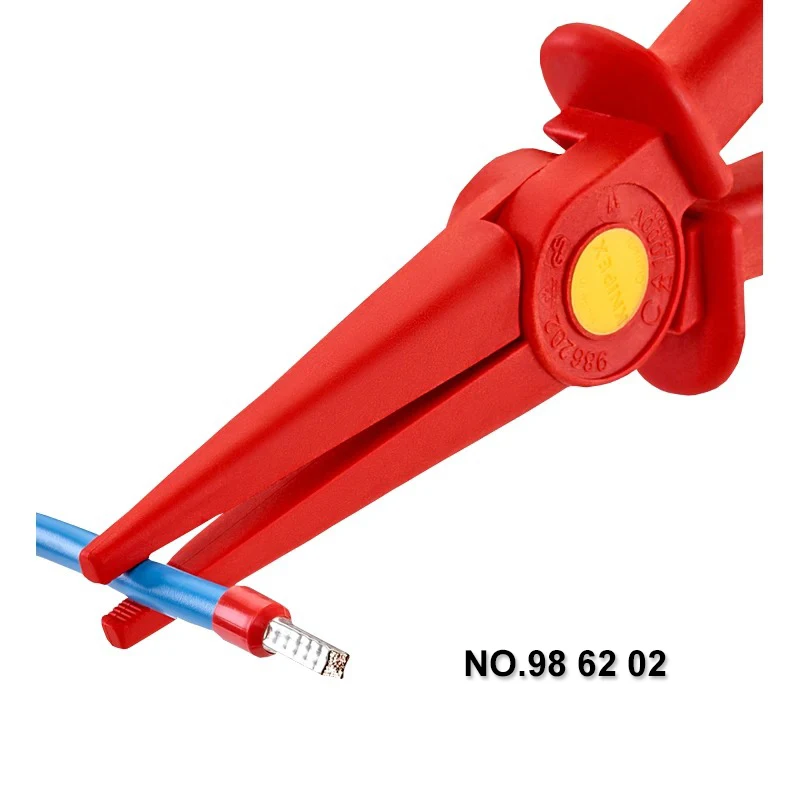 KNIPEX Nose Plastic Plier 1000V VDE Insulated Plastic pliers Electrical Working Tool NO.98 62 02 | 98 62 01 5